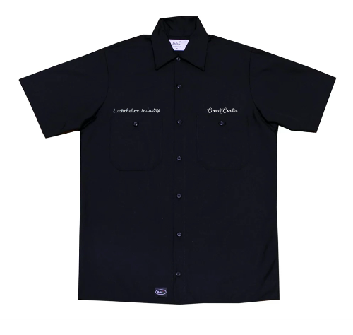 Personalized Button Up - Black